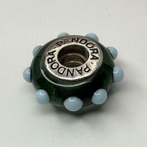 Retired Pandora Seeing Spots Murano Charm 790631 925 ALE